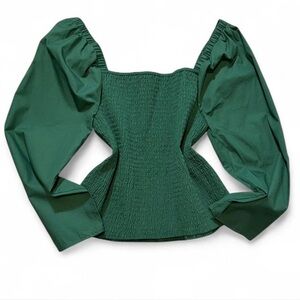 BB Dakota‎ by Steve Madden Smocked Puff Sleeve Top
